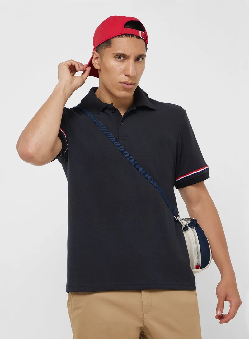 سفنتي فايف تيشيرت بولو كاجوال